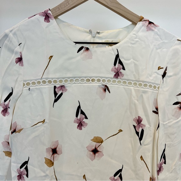 Shoshanna Floral Print Mini Dress Size 6P - Picture 3 of 9